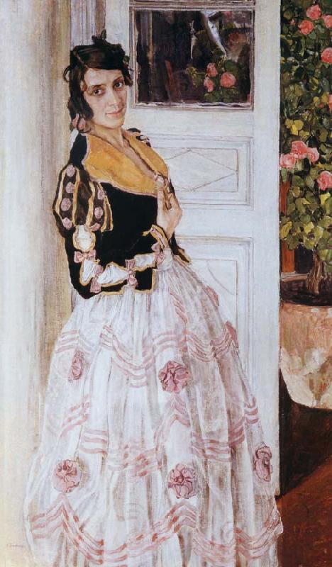 Alexander Yakovlevich GOLOVIN The Spanish woman at Balcony oil painting picture